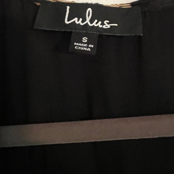 Lulu's Floral Black and Yellow Maxi Dress - Picture 7 of 7